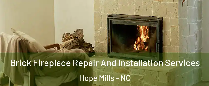  Brick Fireplace Repair And Installation Services Hope Mills - NC