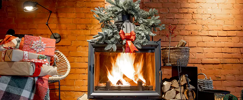 Travis Industries Linear Gas Fireplace Installation in Hope Mills, North Carolina